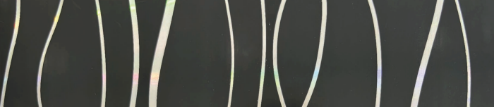 Plafon PVC SP008 Black Elegant Waves